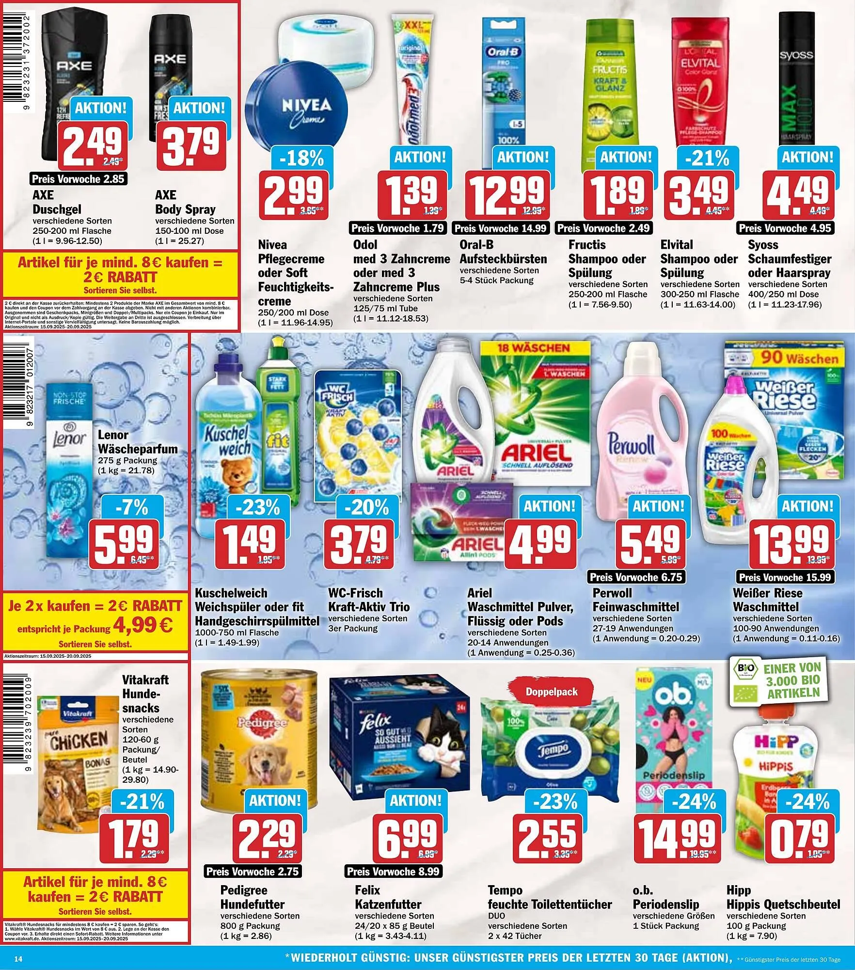 HIT Prospekt von 15. September bis 20. September 2025 - Prospekt seite 14