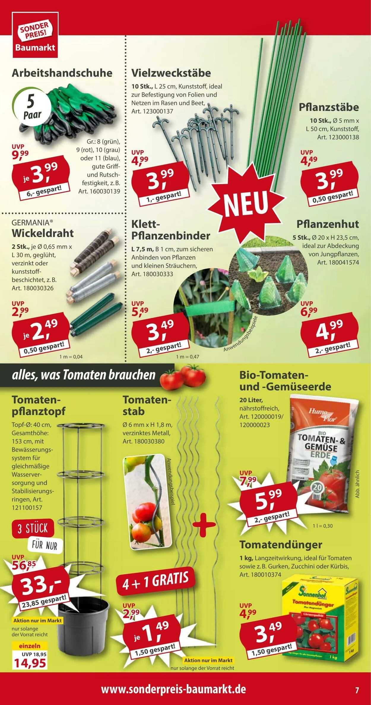 Sonderpreis Baumarkt Aktueller Prospekt von 10. März bis 17. März 2025 - Prospekt seite 7