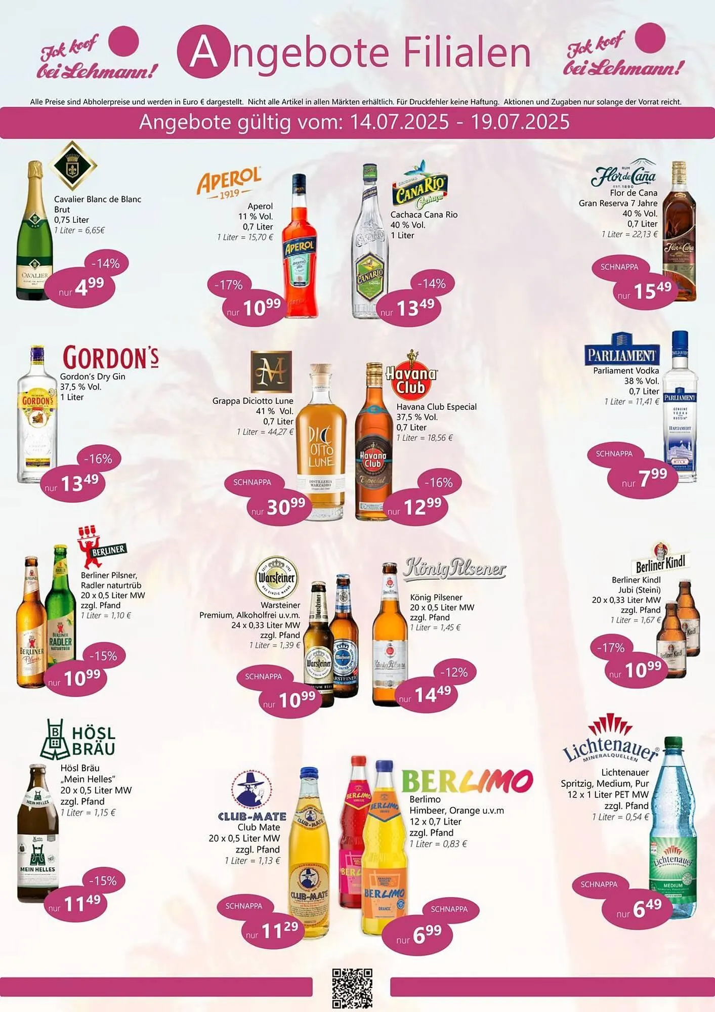 Getränke Lehmann Prospekt - 1