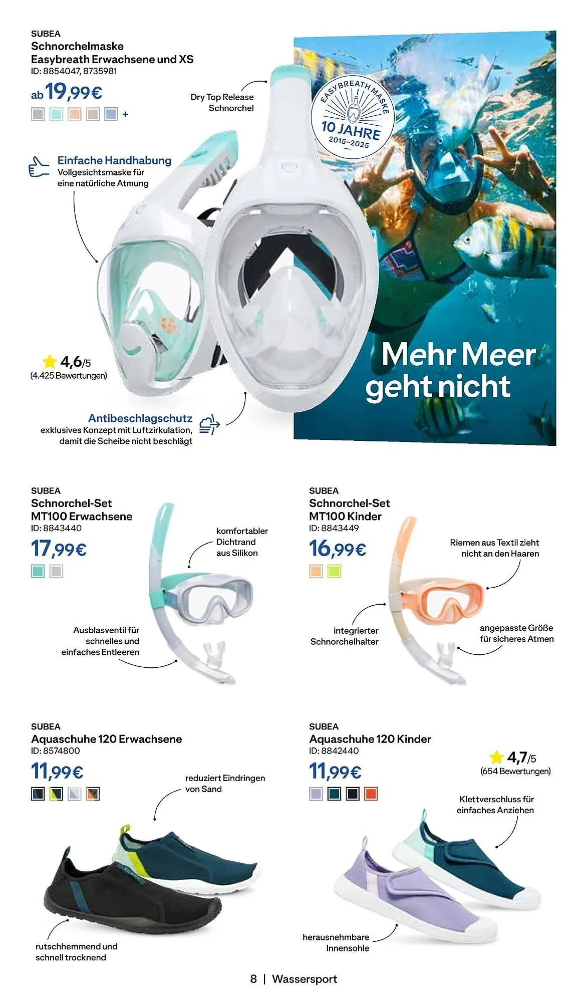 Decathlon Prospekt von 5. Juni bis 27. Juli 2025 - Prospekt seite 8