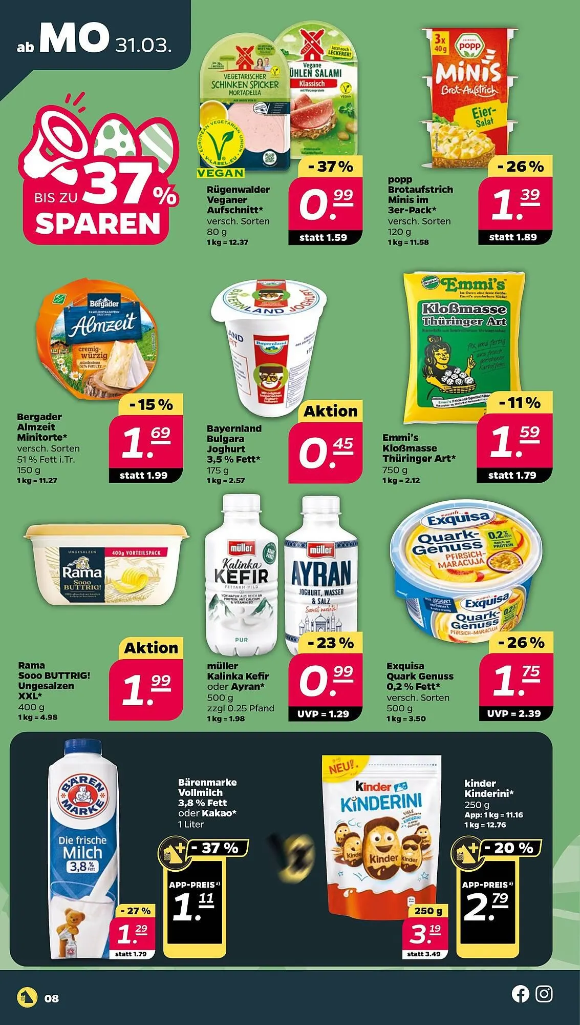 NETTO Prospekt von 31. März bis 5. April 2025 - Prospekt seite 8