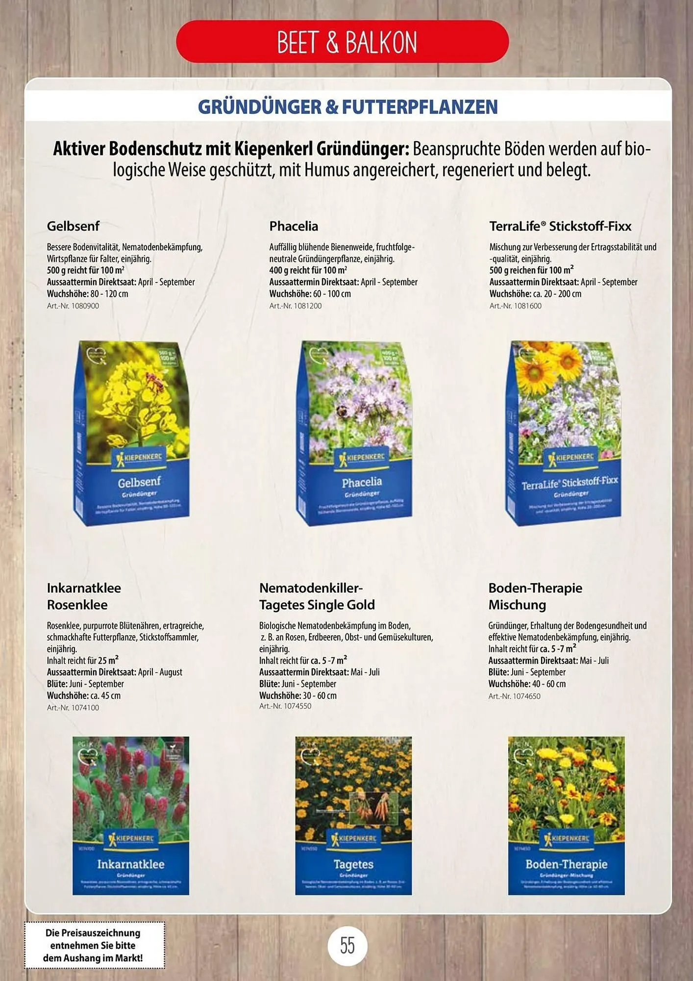 Kiebitzmarkt Prospekt von 16. April bis 31. August 2025 - Prospekt seite 55