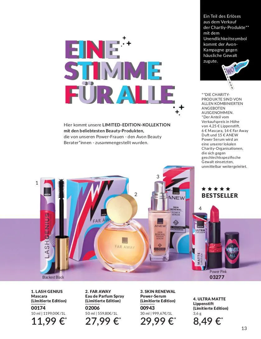 Avon Aktueller Prospekt von 19. März bis 2. April 2025 - Prospekt seite 13