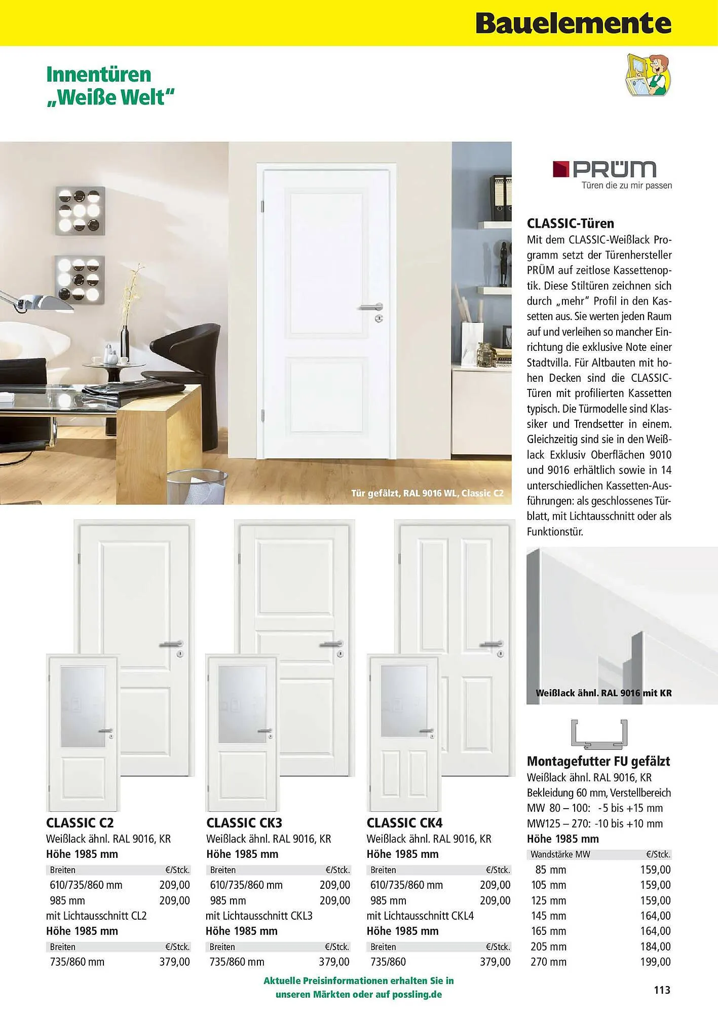 Holz Possling Prospekt von 31. März bis 30. Juni 2025 - Prospekt seite 113