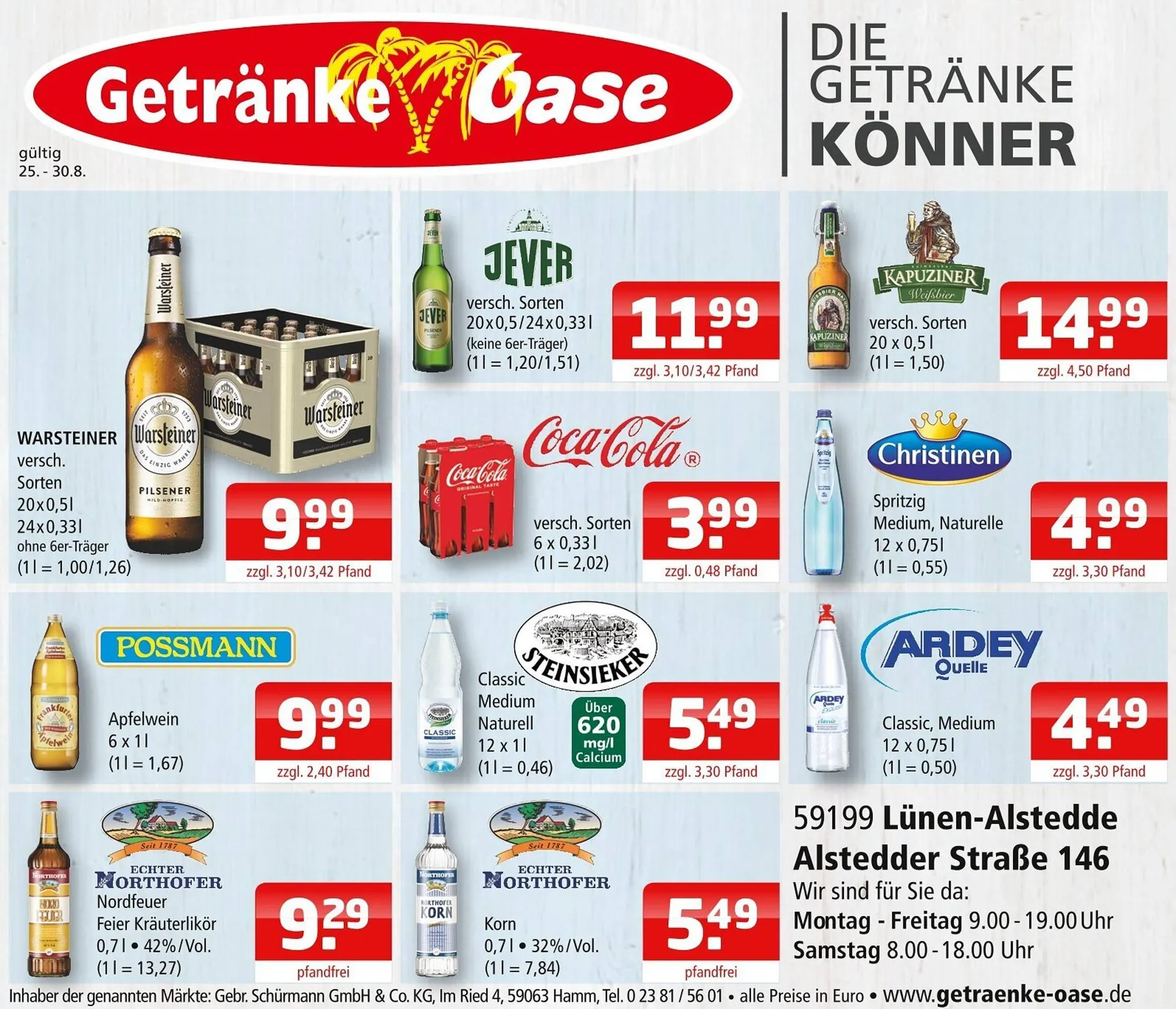 Getränke Oase Prospekt - 1