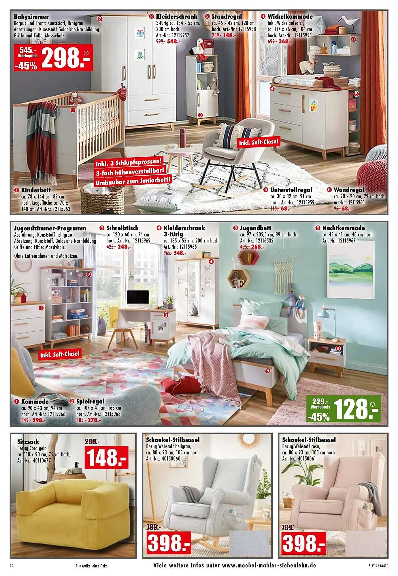 Möbel Mahler Katalog von 1. Oktober bis 28. Oktober 2025 - Prospekt seite 14