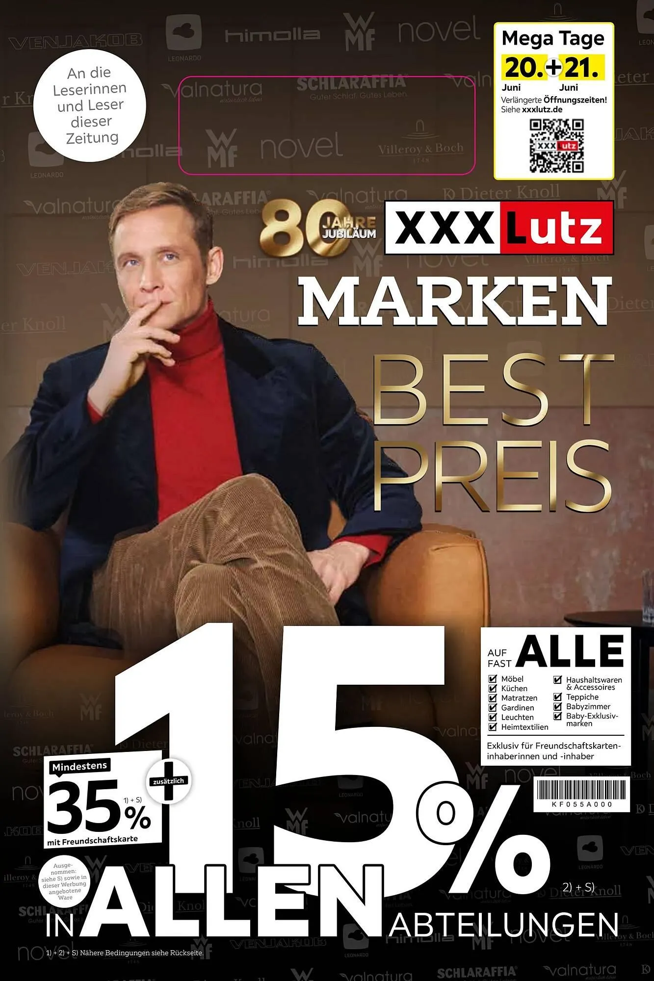 XXXLutz Prospekt von 2. Juni bis 16. Juni 2025 - Prospekt seite 1