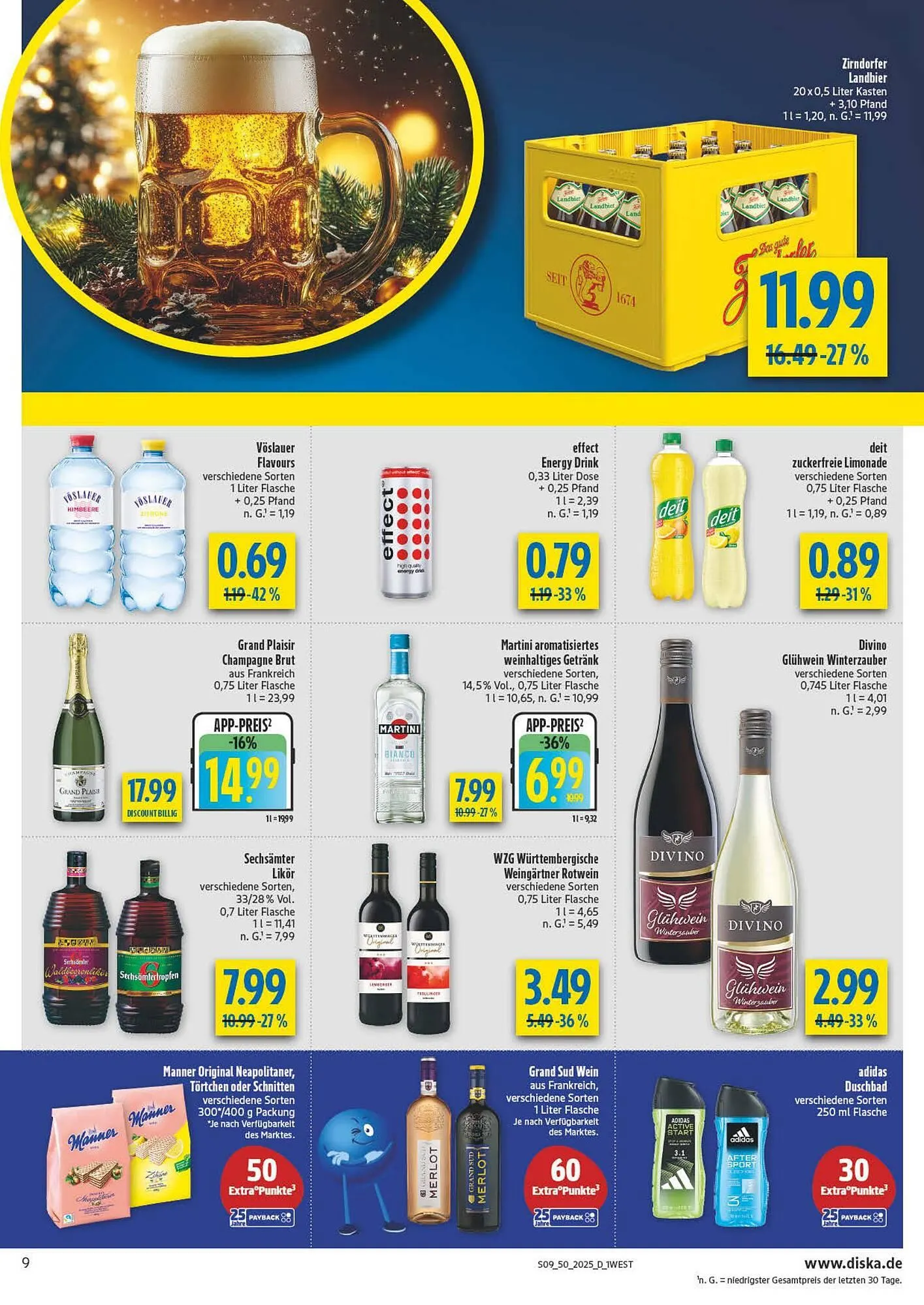 Diska Prospekt von 8. Dezember bis 13. Dezember 2025 - Prospekt seite 9