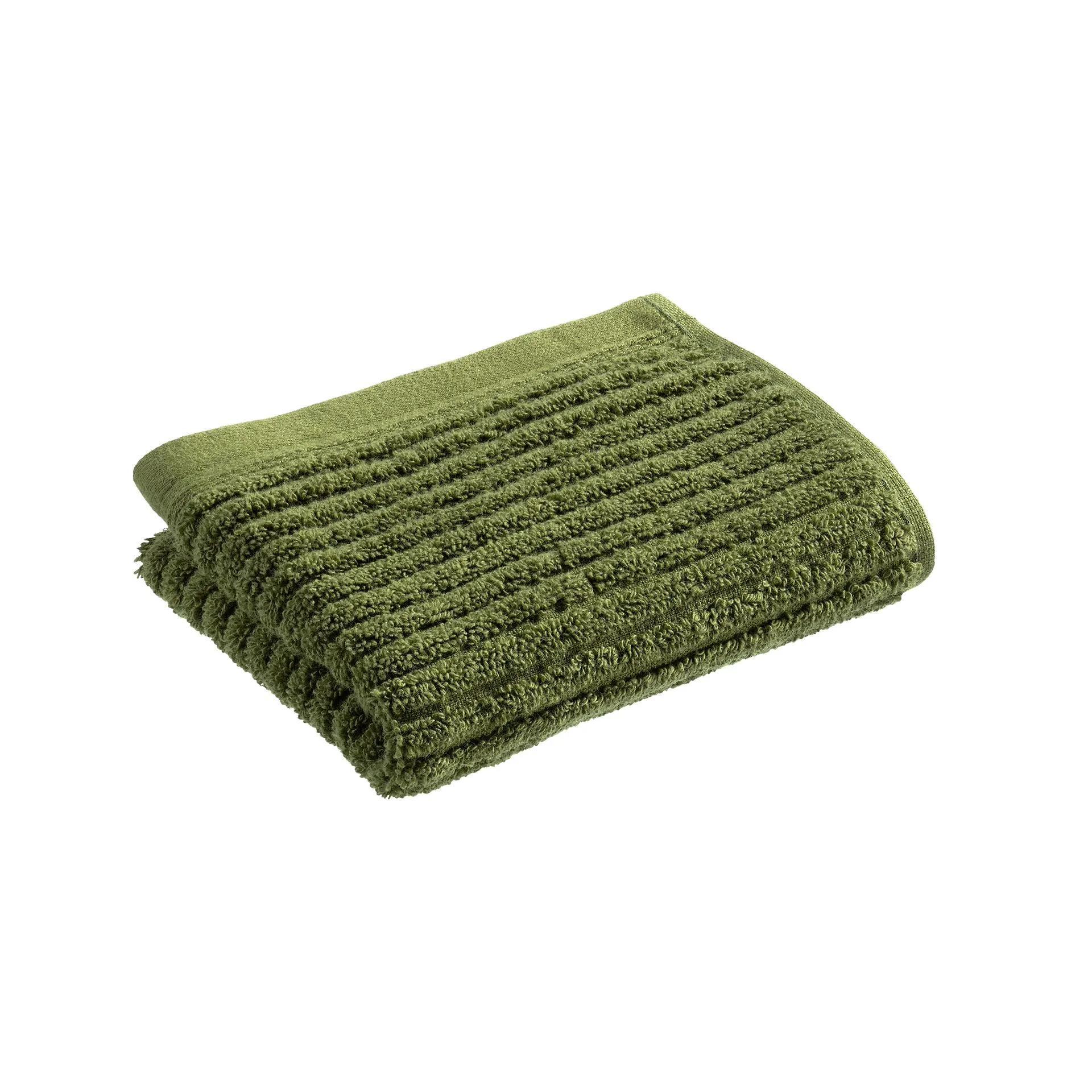 Casea Gästehandtuch Casea Almeria Olivgrün 30x50cm
