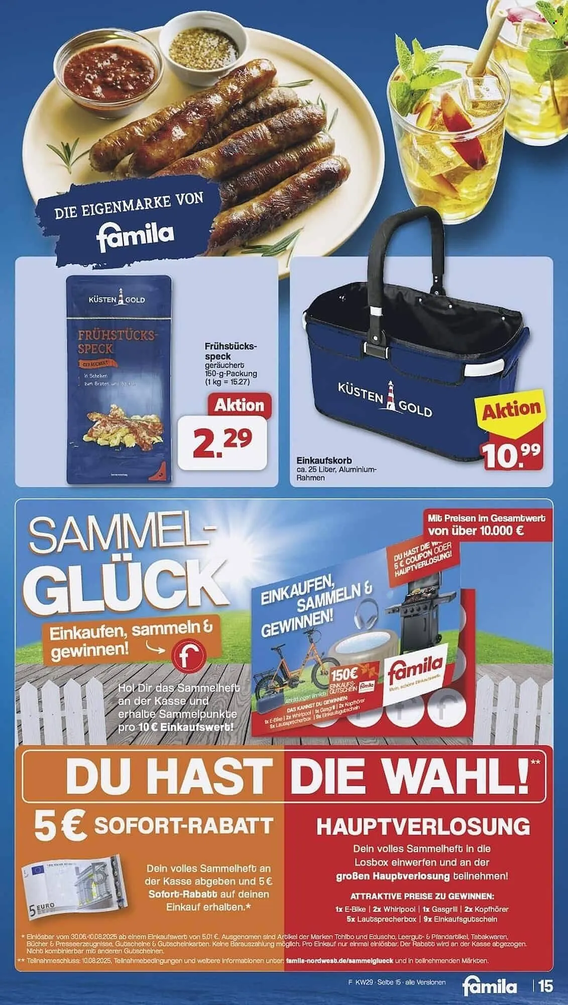 Famila Nord Ost Prospekt von 14. Juli bis 19. Juli 2025 - Prospekt seite 15