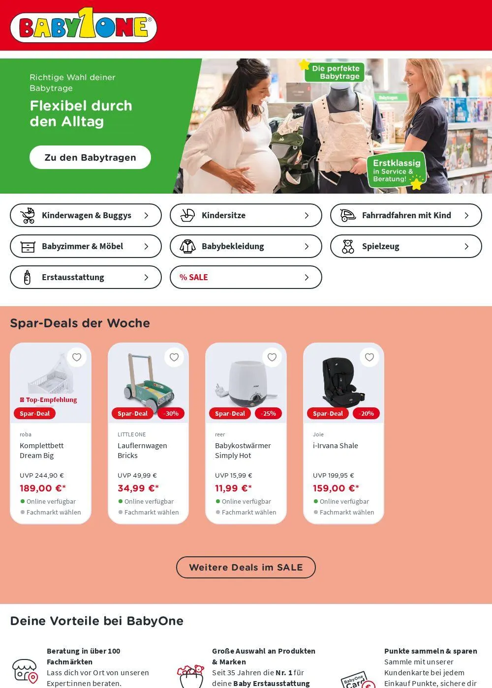 BabyOne Aktueller Prospekt - 1