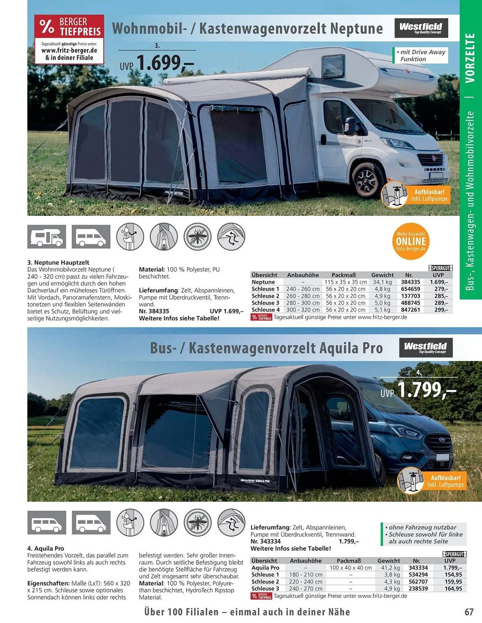 Fritz Berger Prospekt von 27. Mai bis 31. Dezember 2025 - Prospekt seite 67