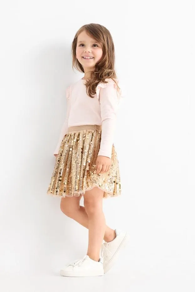 Sequin skirt
