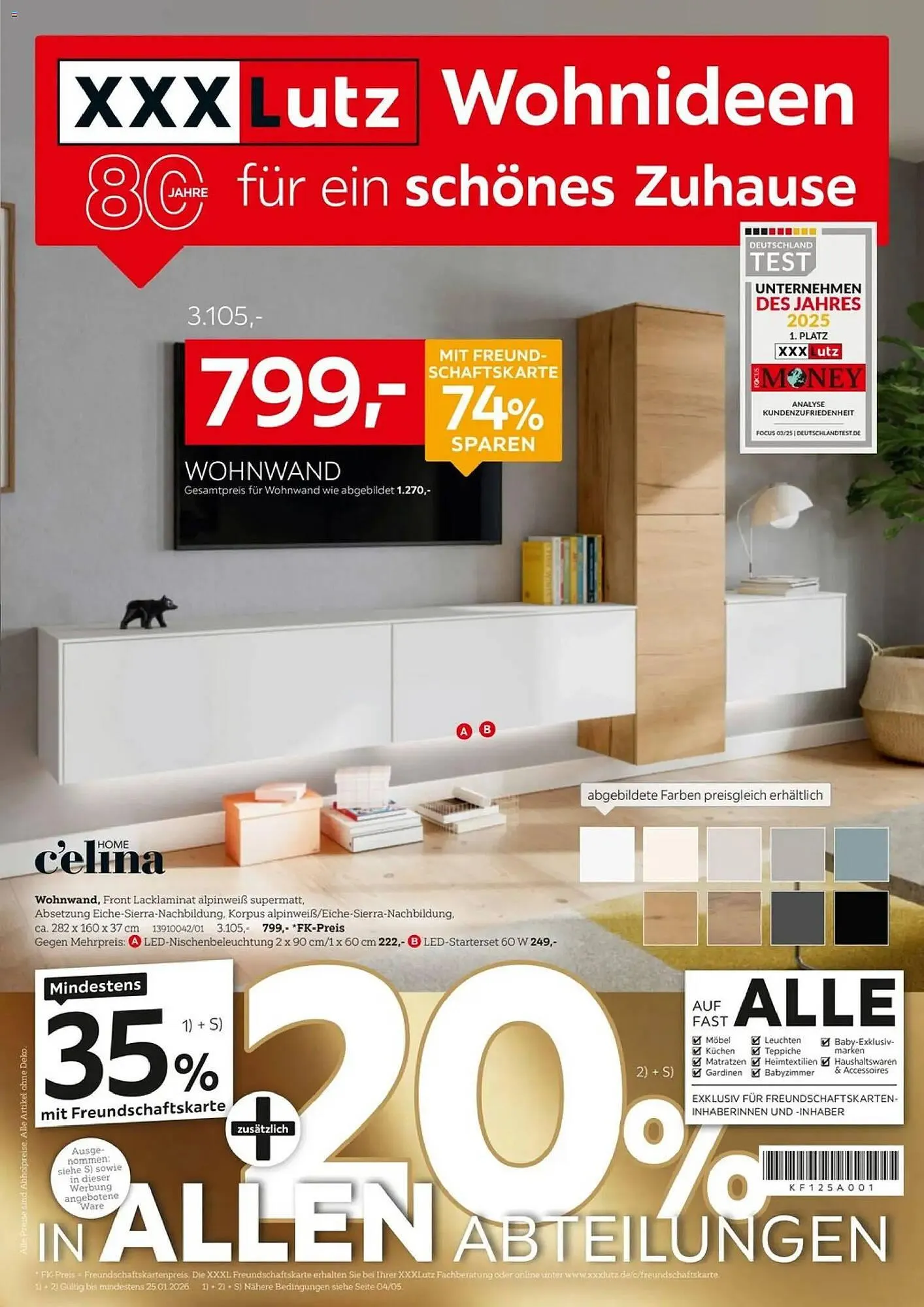 XXXLutz Prospekt von 11. Januar bis 25. Januar 2026 - Prospekt seite 1