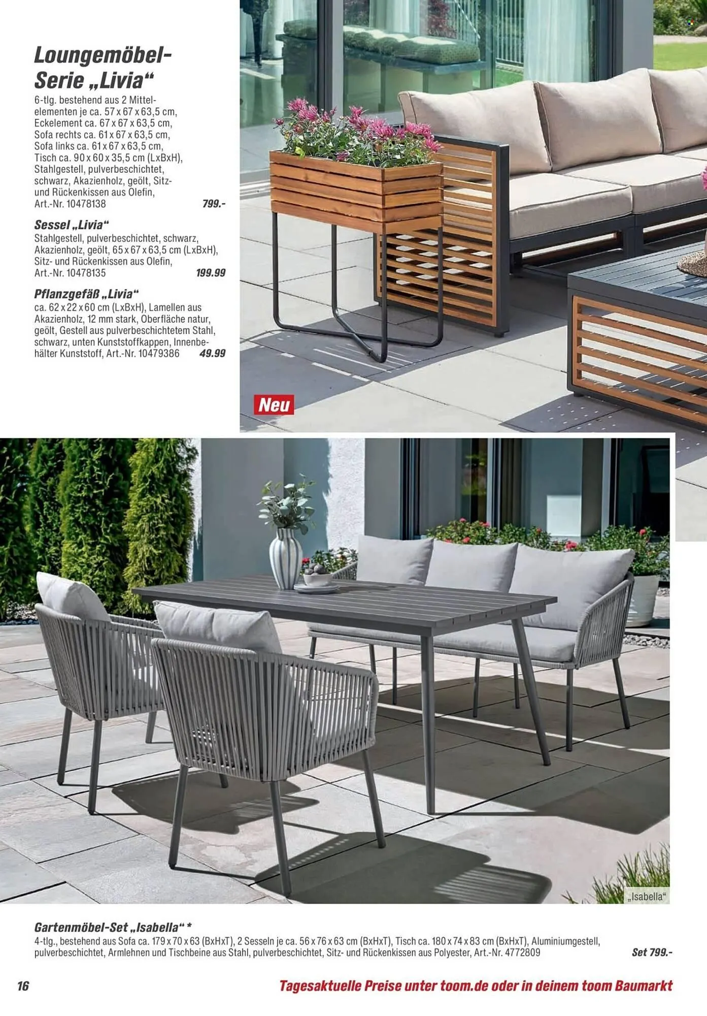 Toom Baumarkt Prospekt von 14. Februar bis 30. April 2026 - Prospekt seite 16