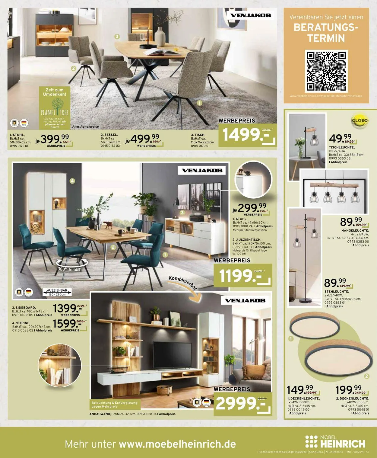 Möbel Heinrich Aktueller Prospekt von 23. April bis 25. Mai 2025 - Prospekt seite 7