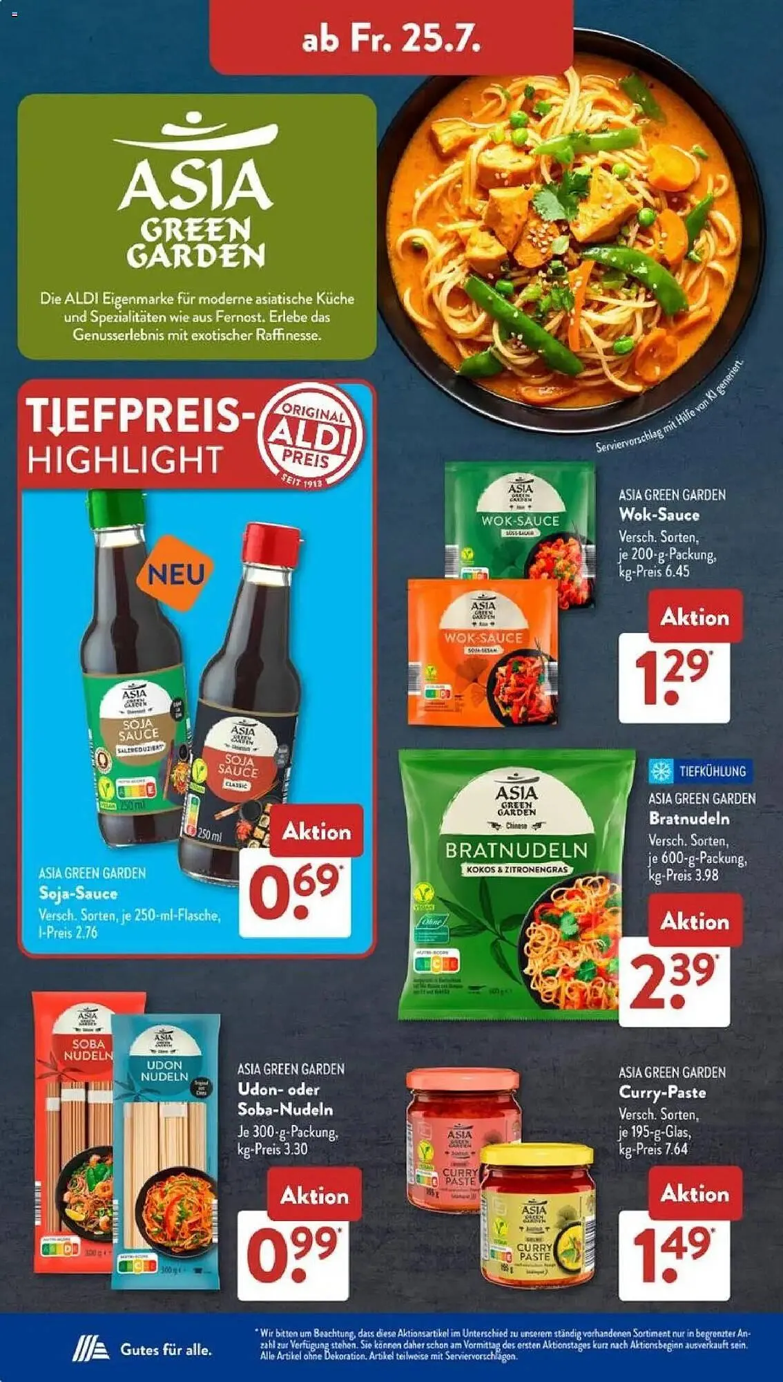 Aldi Süd Prospekt von 21. Juli bis 26. Juli 2025 - Prospekt seite 16