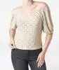 T-Shirt mit Lochmuster Janina, Puffärmel