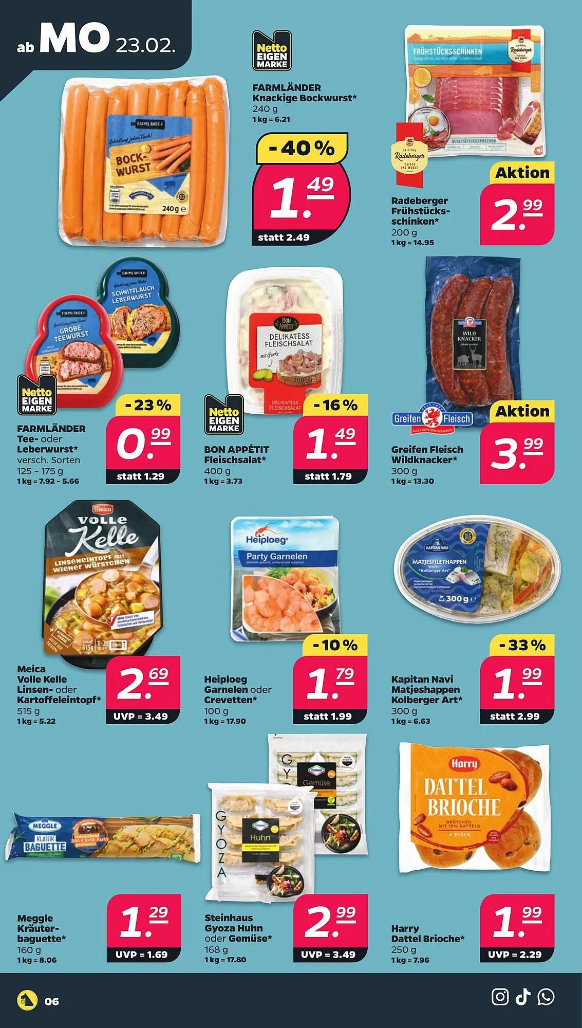 NETTO Prospekt von 23. Februar bis 28. Februar 2026 - Prospekt seite 6