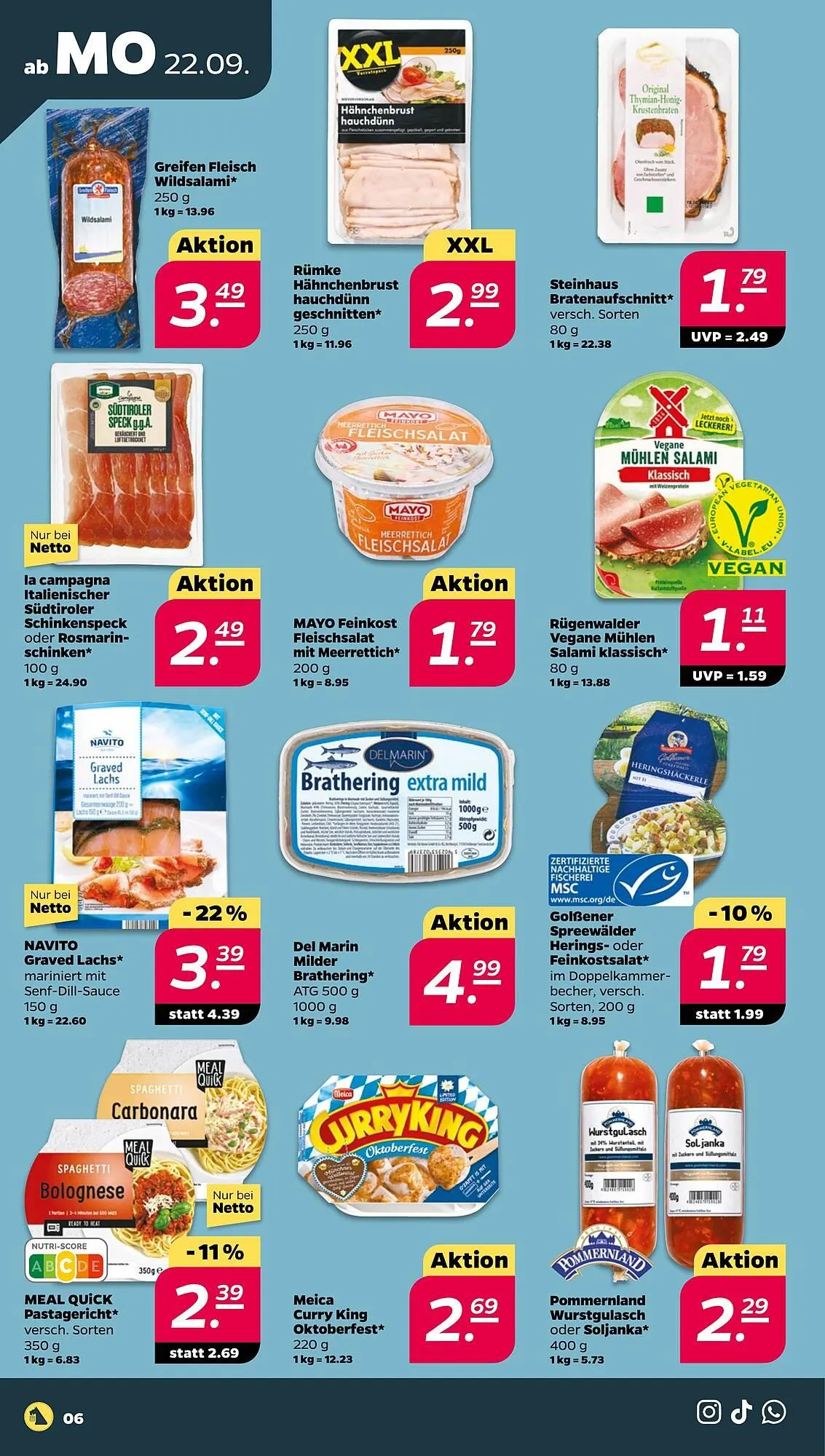 NETTO Prospekt von 22. September bis 27. September 2025 - Prospekt seite 6