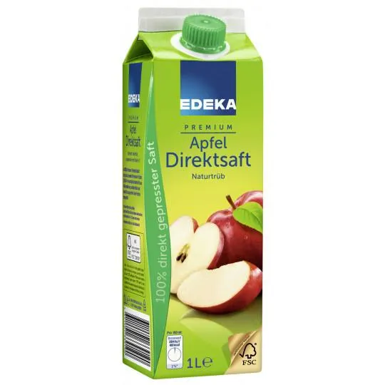 EDEKA Apfel Direktsaft naturtrüb 1L