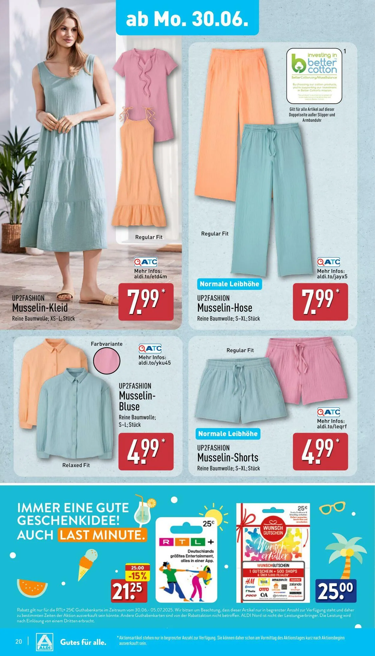 Aldi-Nord von 30. Juni bis 5. Juli 2025 - Prospekt seite 24