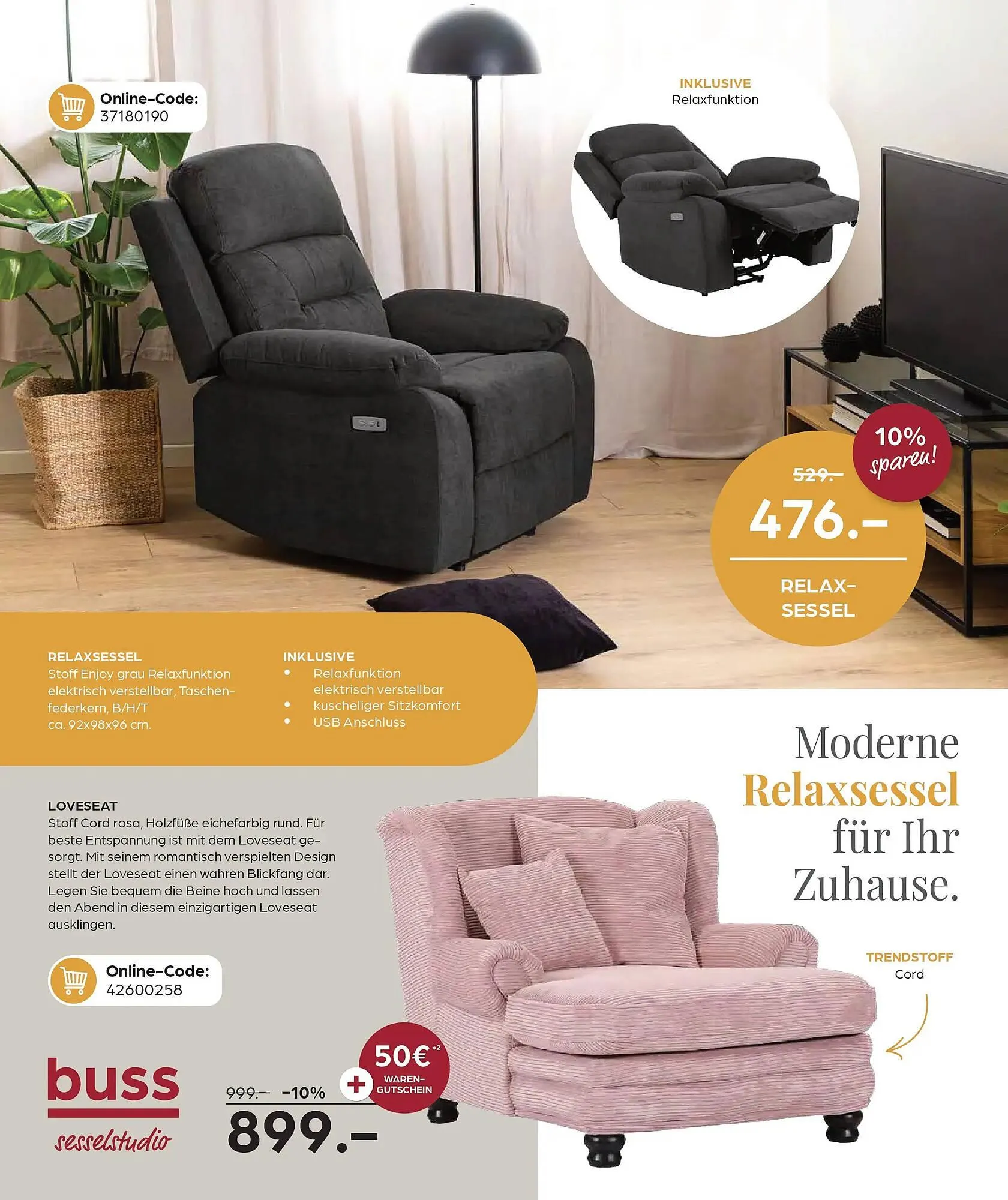 Möbel Buss Prospekt von 26. Februar bis 16. März 2026 - Prospekt seite 14