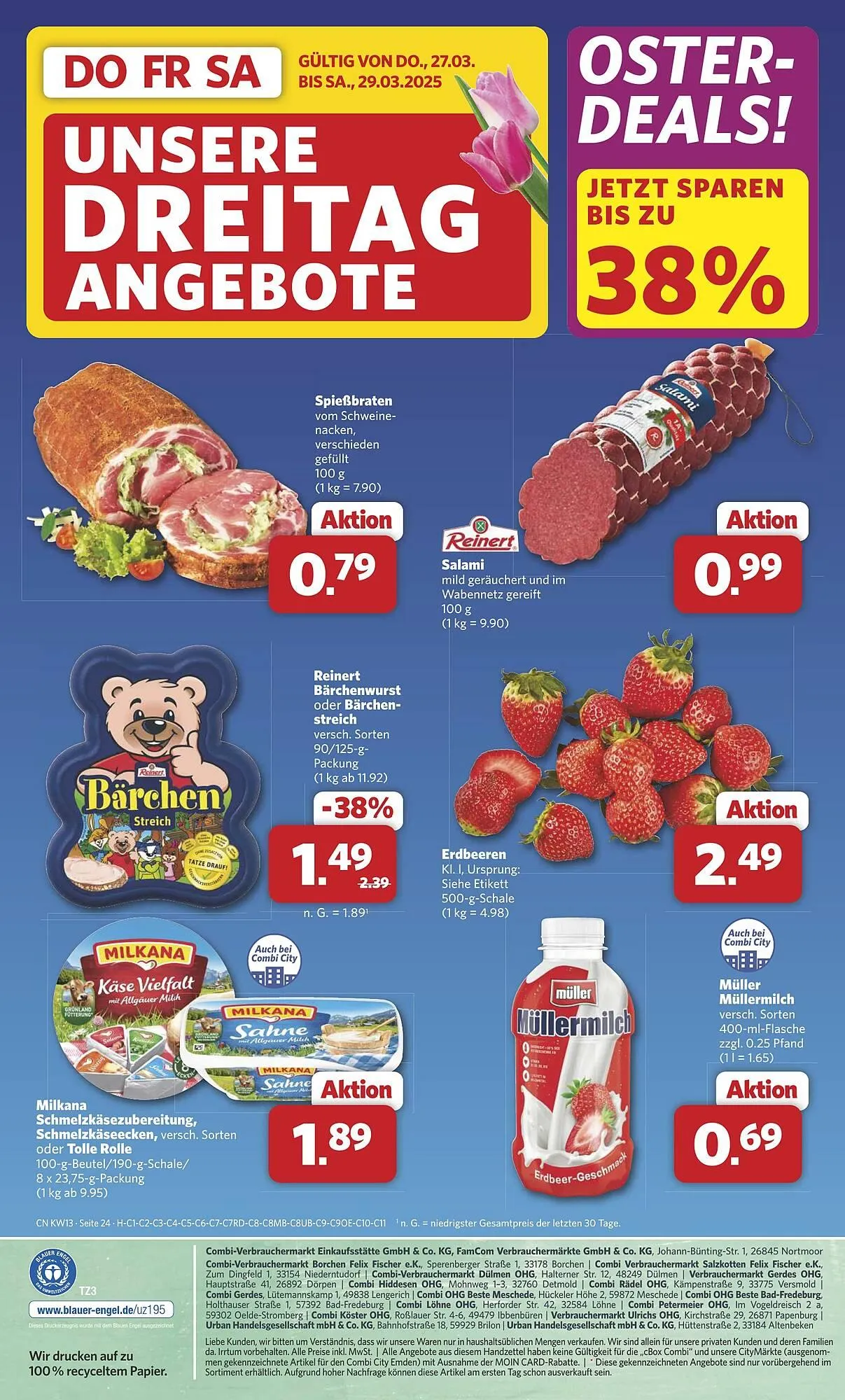 Combi Prospekt von 24. März bis 29. März 2025 - Prospekt seite 27