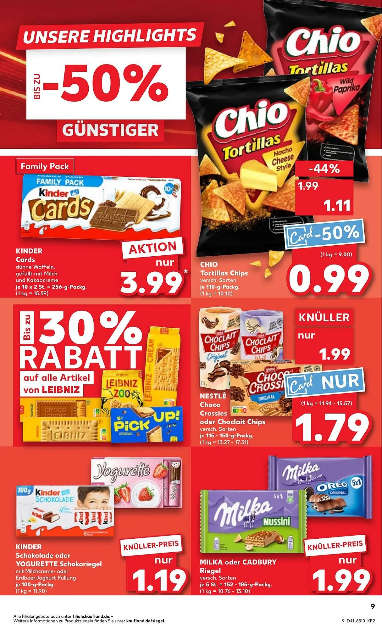 Kaufland Prospekt von 9. Oktober bis 15. Oktober 2025 - Prospekt seite 9