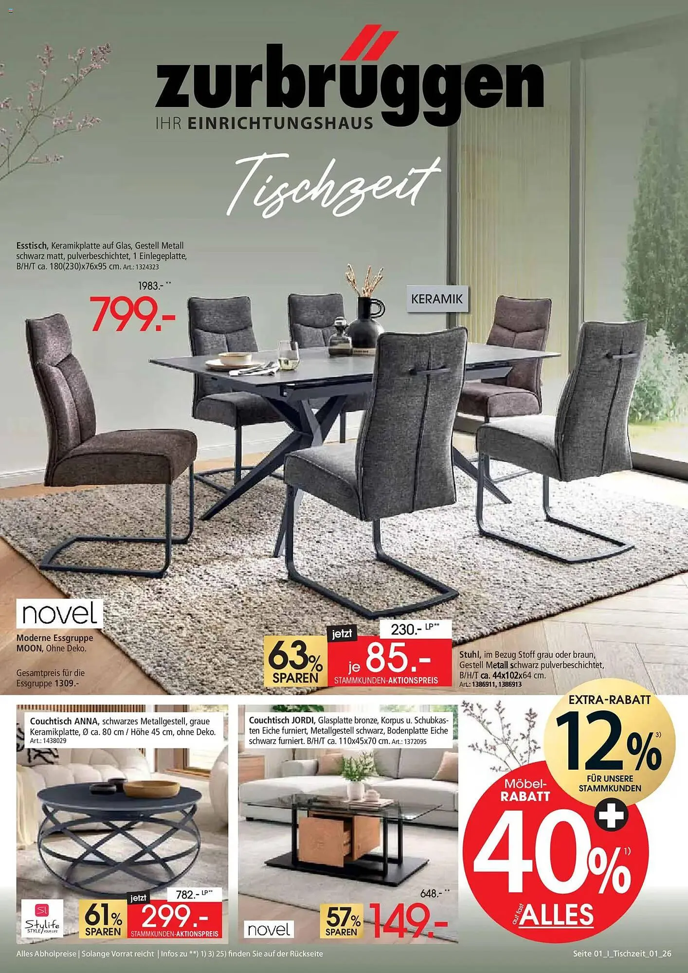 Zurbrüggen Prospekt von 2. März bis 13. April 2026 - Prospekt seite 1