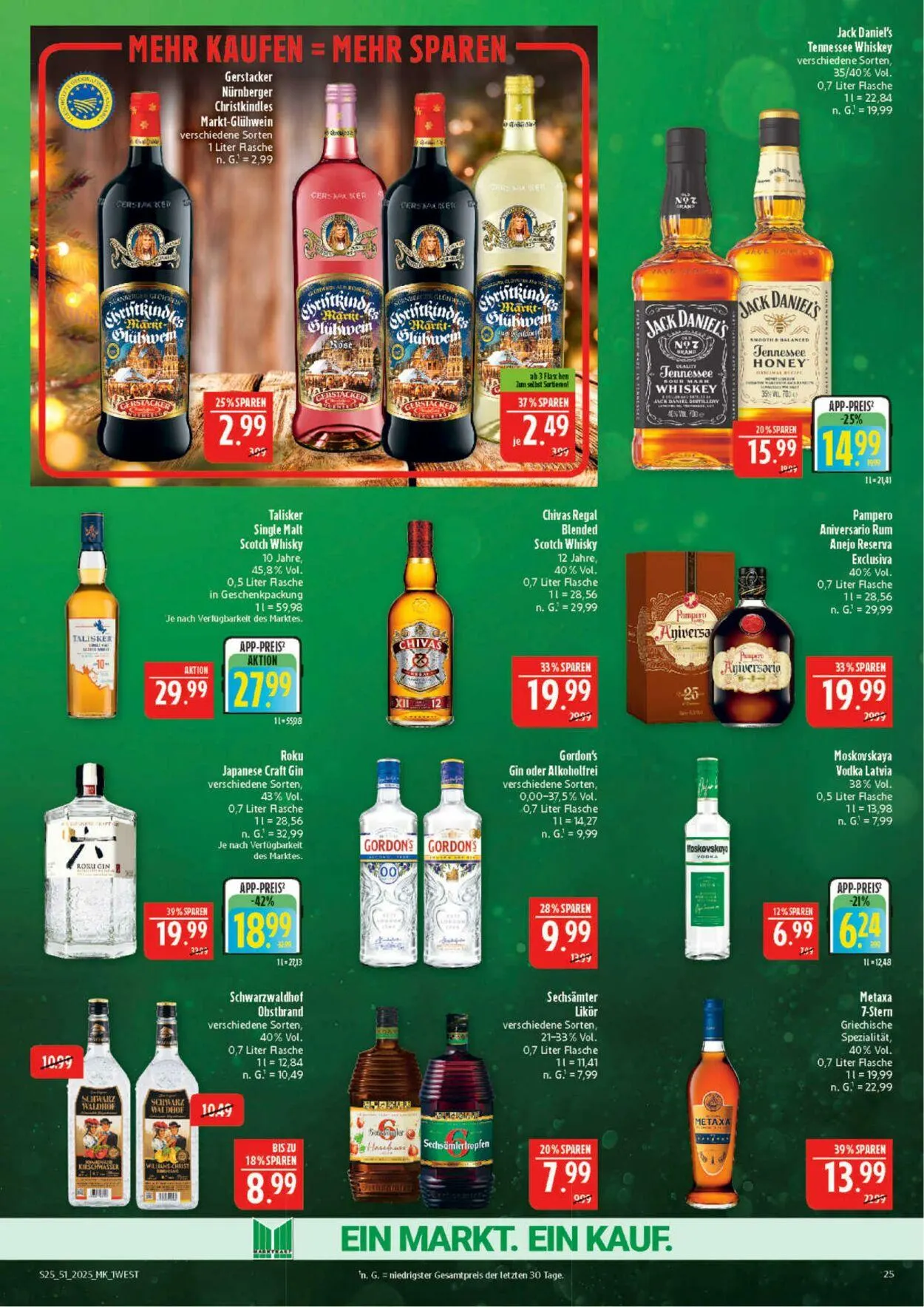 Marktkauf - Nürnberg-Thon Aktueller Prospekt von 15. Dezember bis 20. Dezember 2025 - Prospekt seite 25