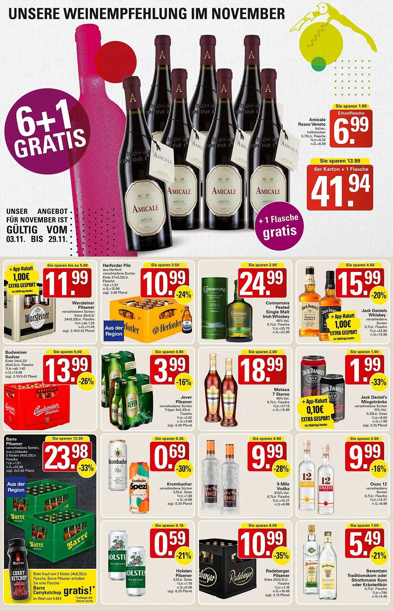 WEZ Prospekt von 3. November bis 8. November 2025 - Prospekt seite 13