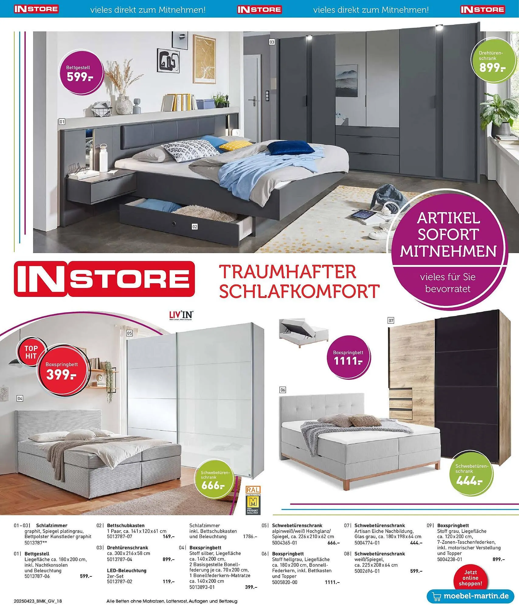 Möbel Martin Prospekt von 22. April bis 13. Mai 2025 - Prospekt seite 18