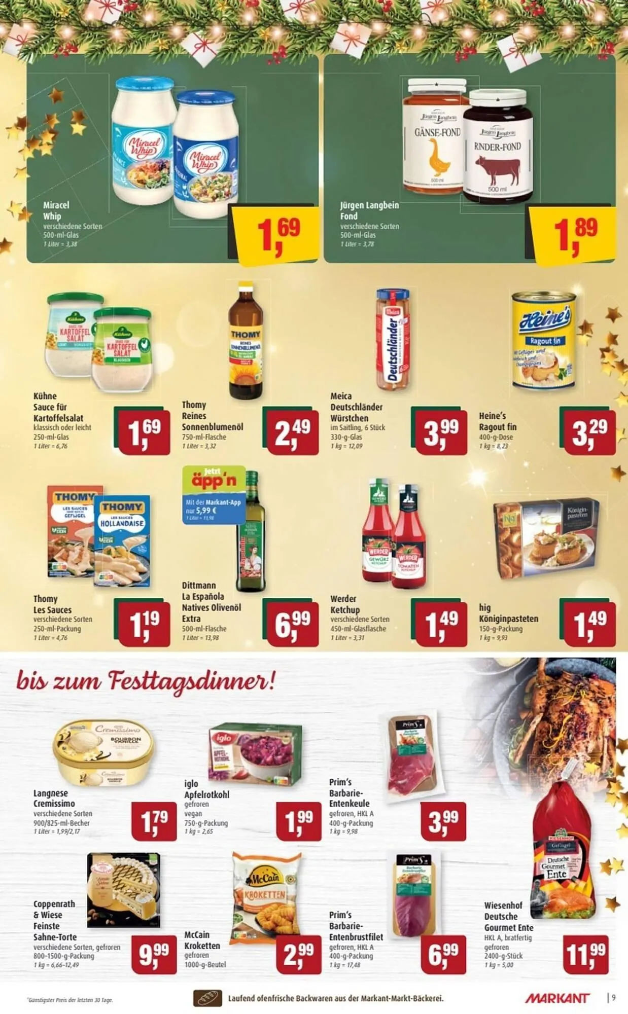 Markant Prospekt von 22. Dezember bis 27. Dezember 2025 - Prospekt seite 9