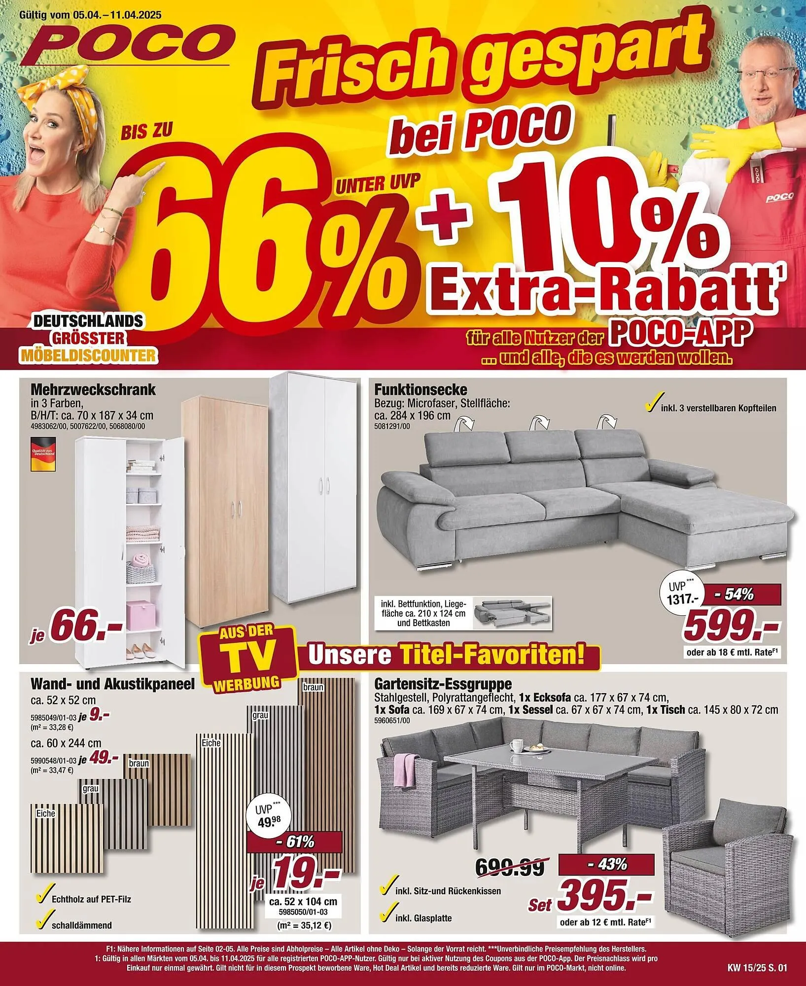 Poco Prospekt von 5. April bis 11. April 2025 - Prospekt seite 1