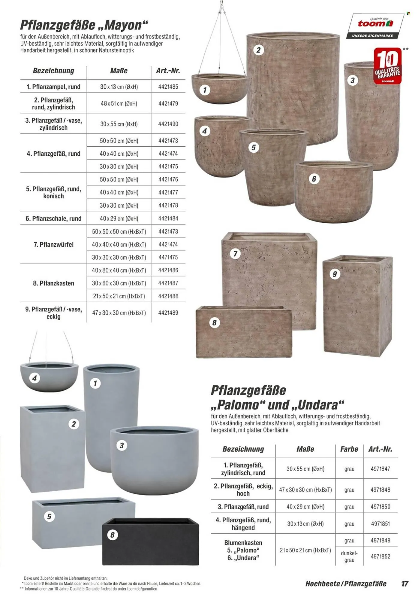 Toom Baumarkt Prospekt von 31. Januar bis 31. März 2026 - Prospekt seite 17