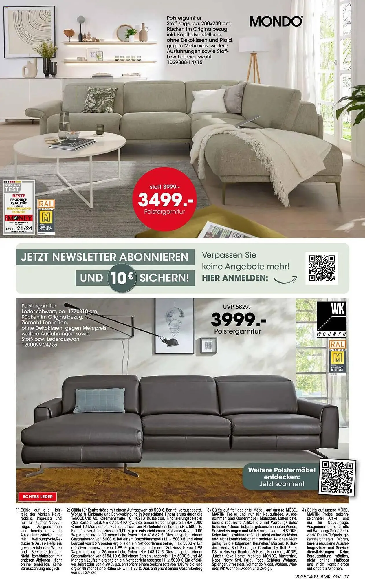 Möbel Martin Prospekt von 9. April bis 22. April 2025 - Prospekt seite 7