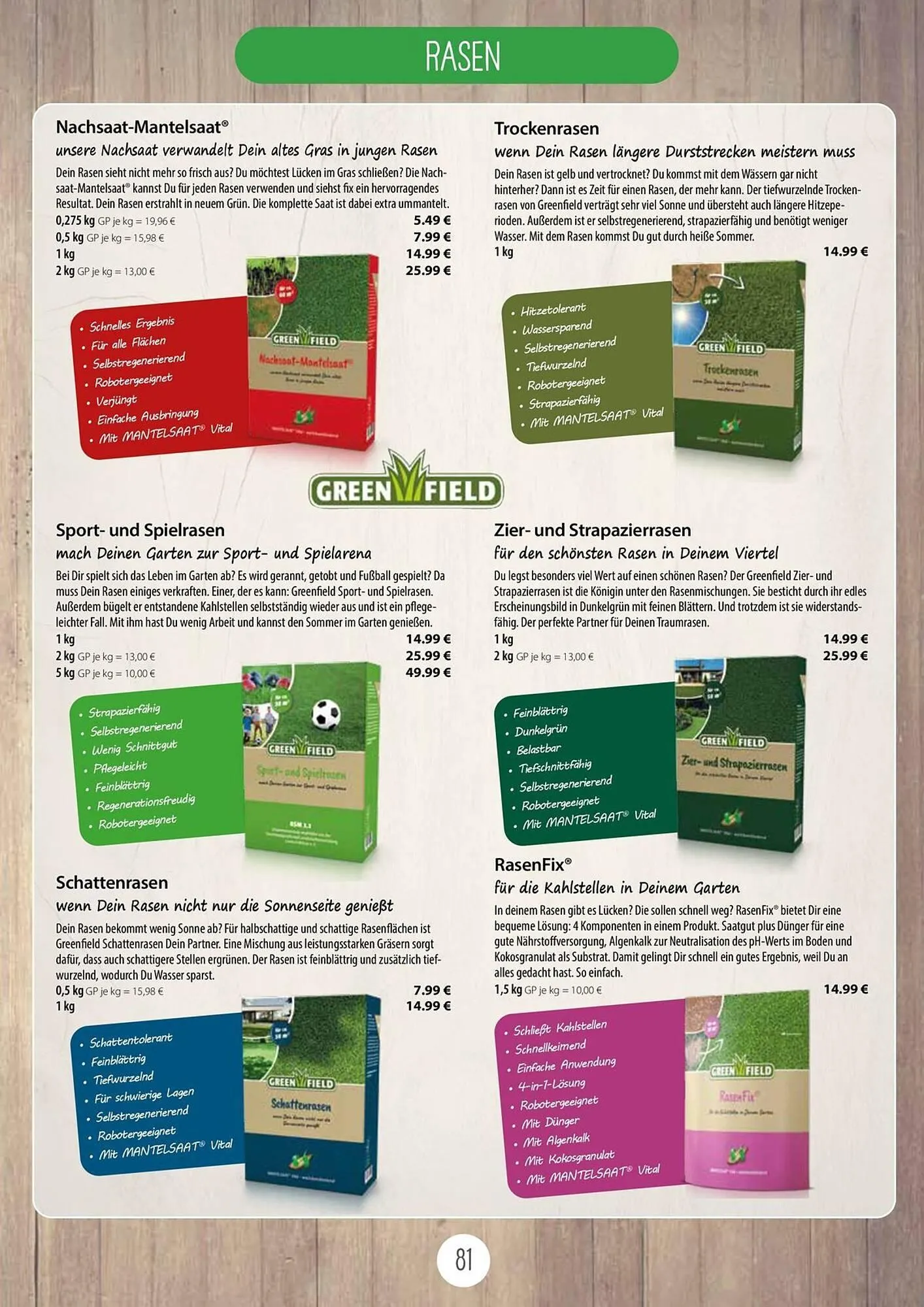 Kiebitzmarkt Prospekt von 16. April bis 31. August 2025 - Prospekt seite 81