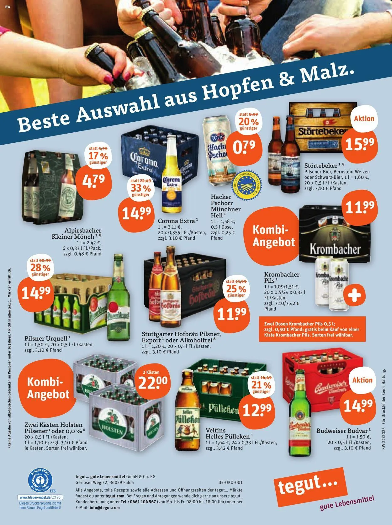 Tegut Aktueller Prospekt von 19. Mai bis 25. Mai 2025 - Prospekt seite 28