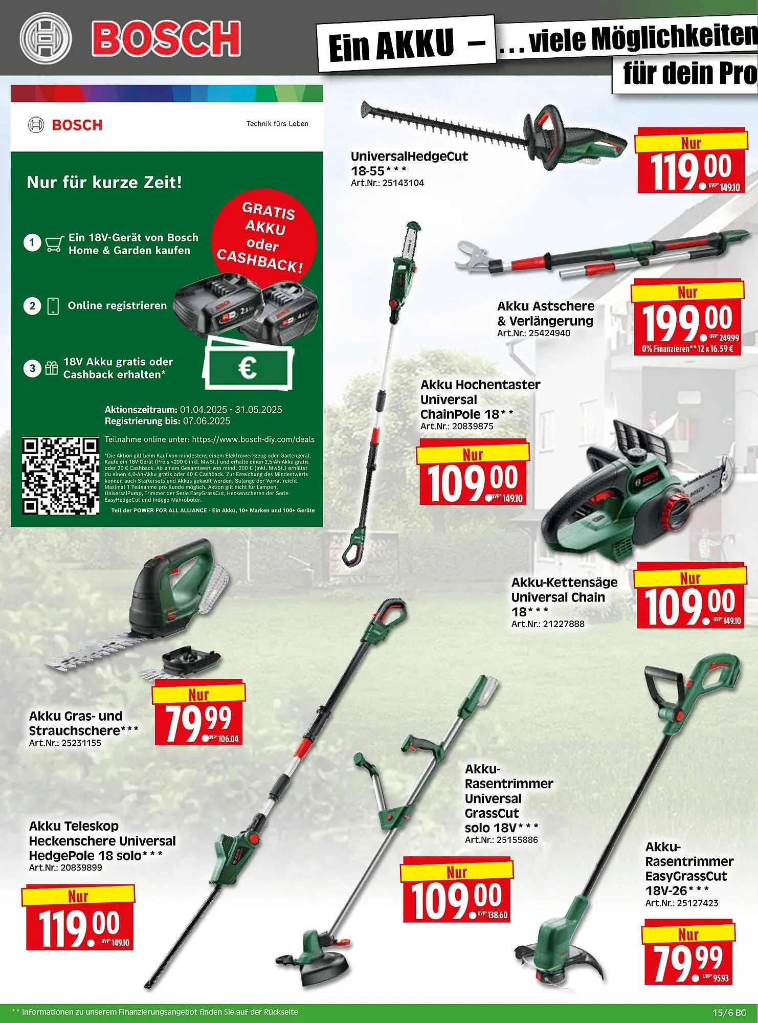 Herkules Baumarkt Prospekt von 7. April bis 12. April 2025 - Prospekt seite 6