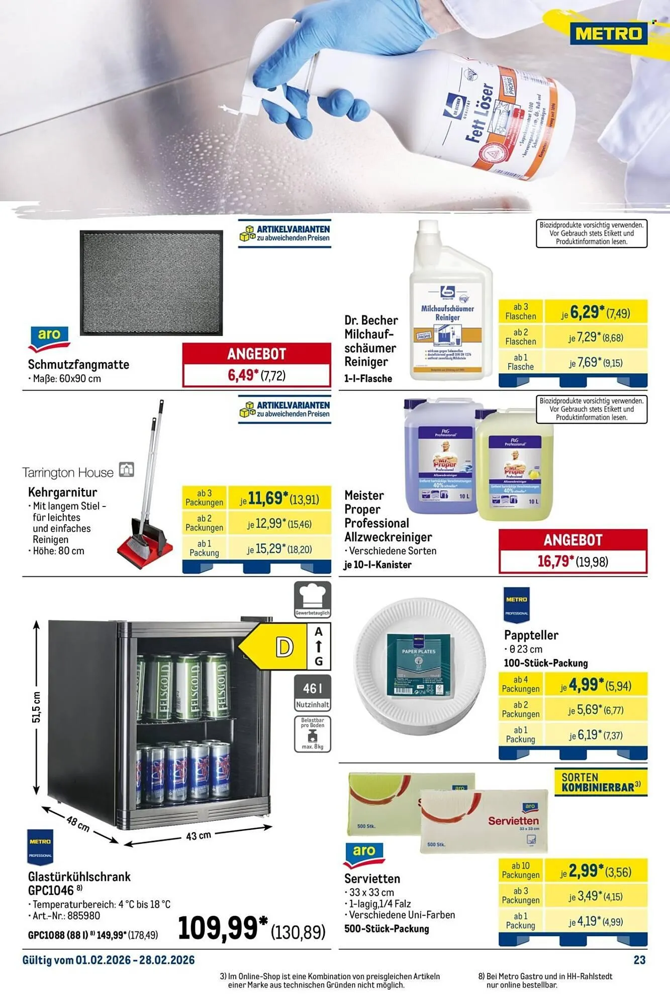 METRO Prospekt von 1. Februar bis 28. Februar 2026 - Prospekt seite 23