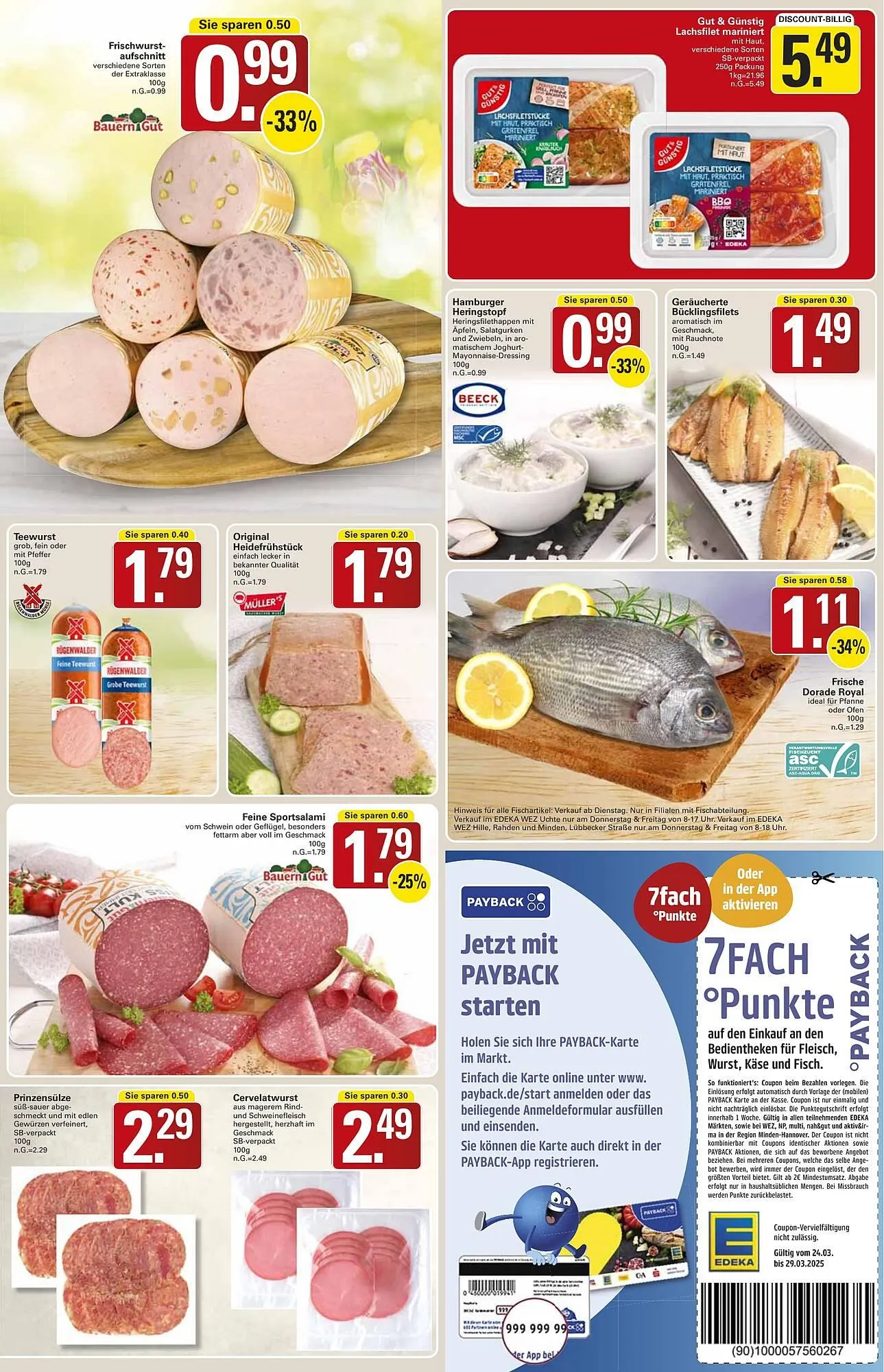 WEZ Prospekt von 24. März bis 29. März 2025 - Prospekt seite 10