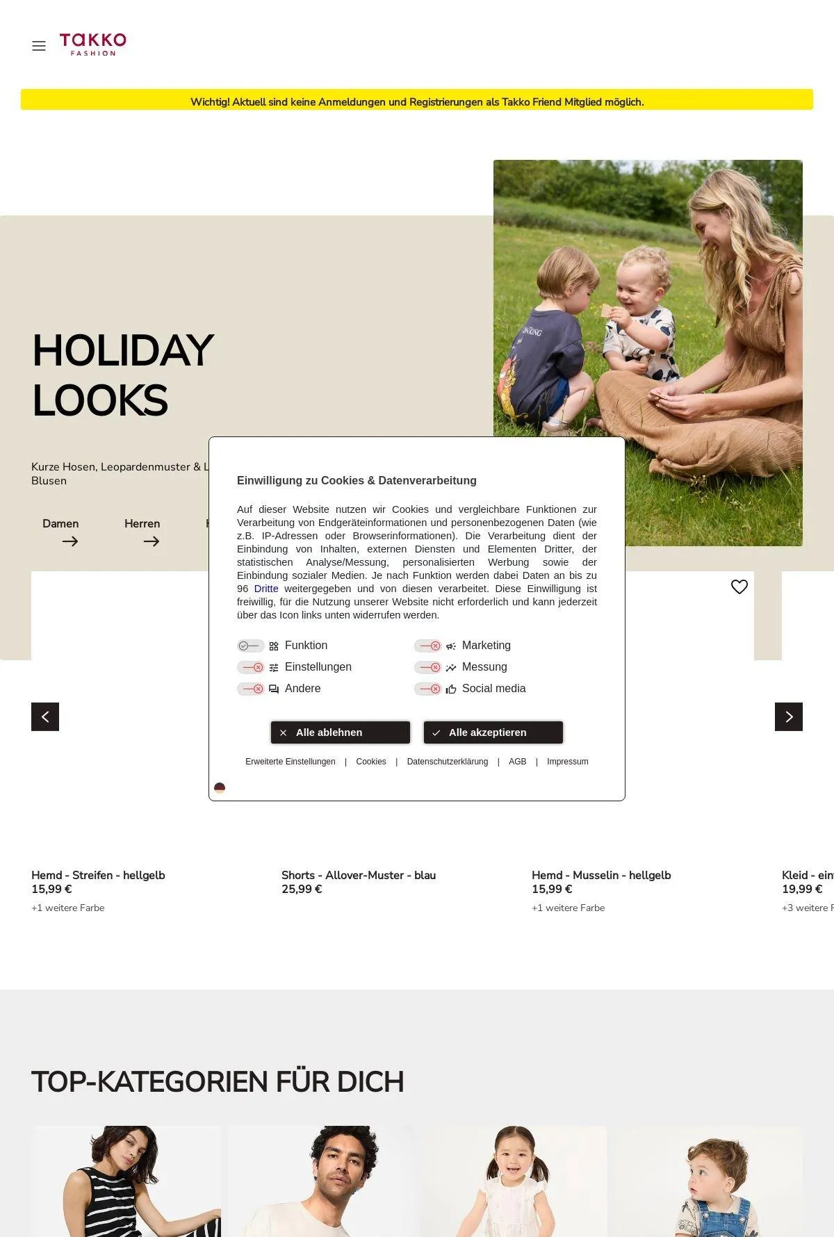 Takko Fashion Aktueller Prospekt von 30. Juni bis 6. Juli 2025 - Prospekt seite 1