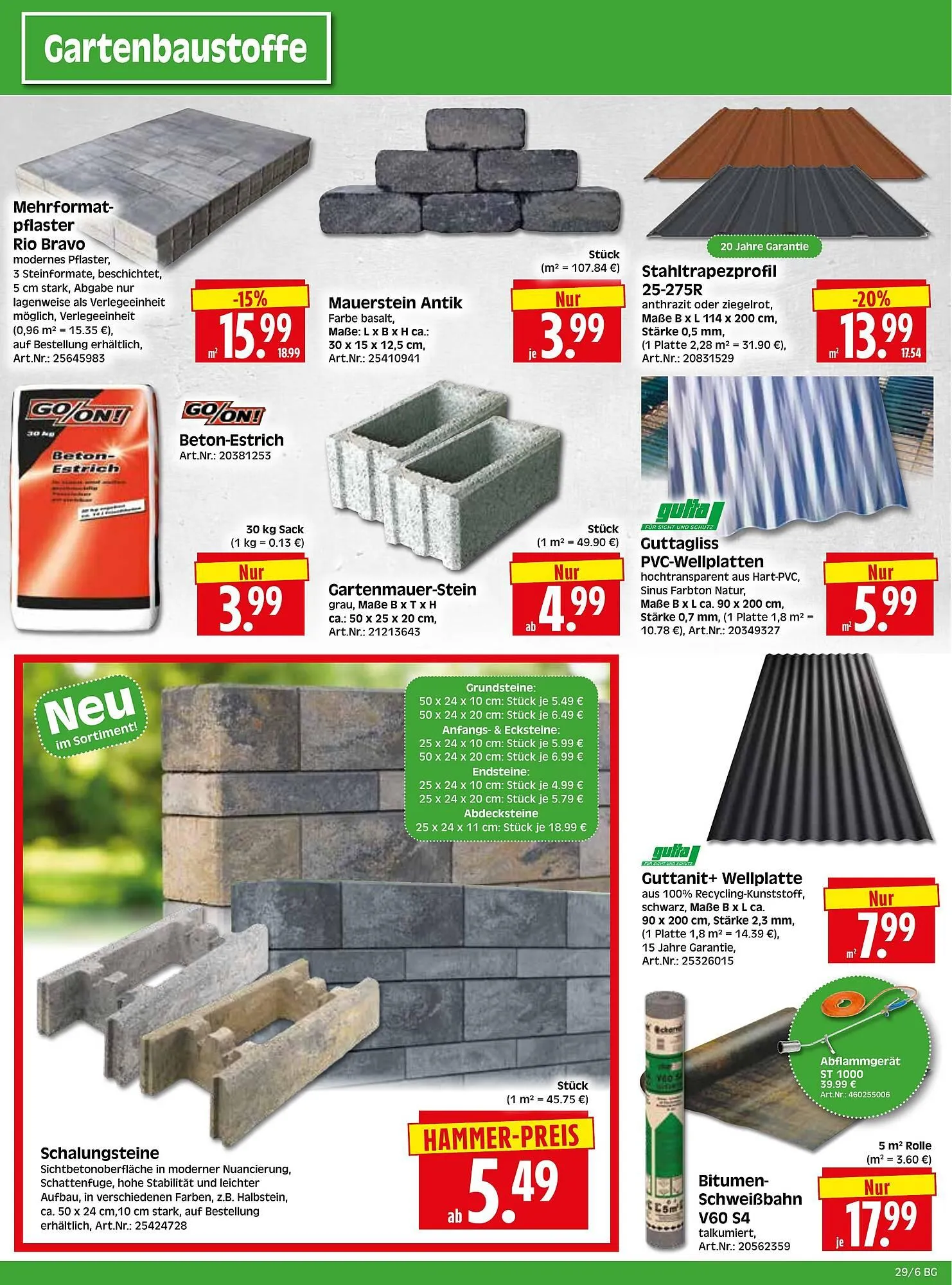 Herkules Baumarkt Prospekt von 14. Juli bis 19. Juli 2025 - Prospekt seite 6