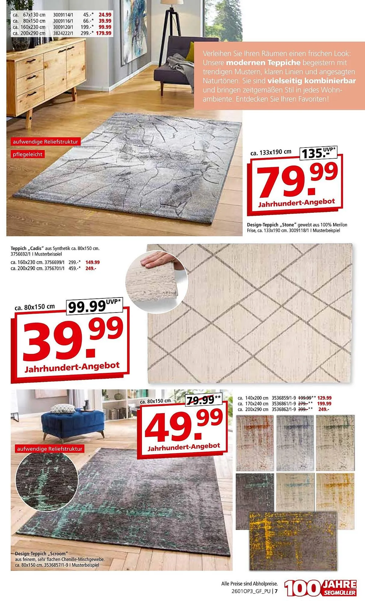 Segmüller Prospekt von 29. Dezember bis 29. März 2026 - Prospekt seite 7