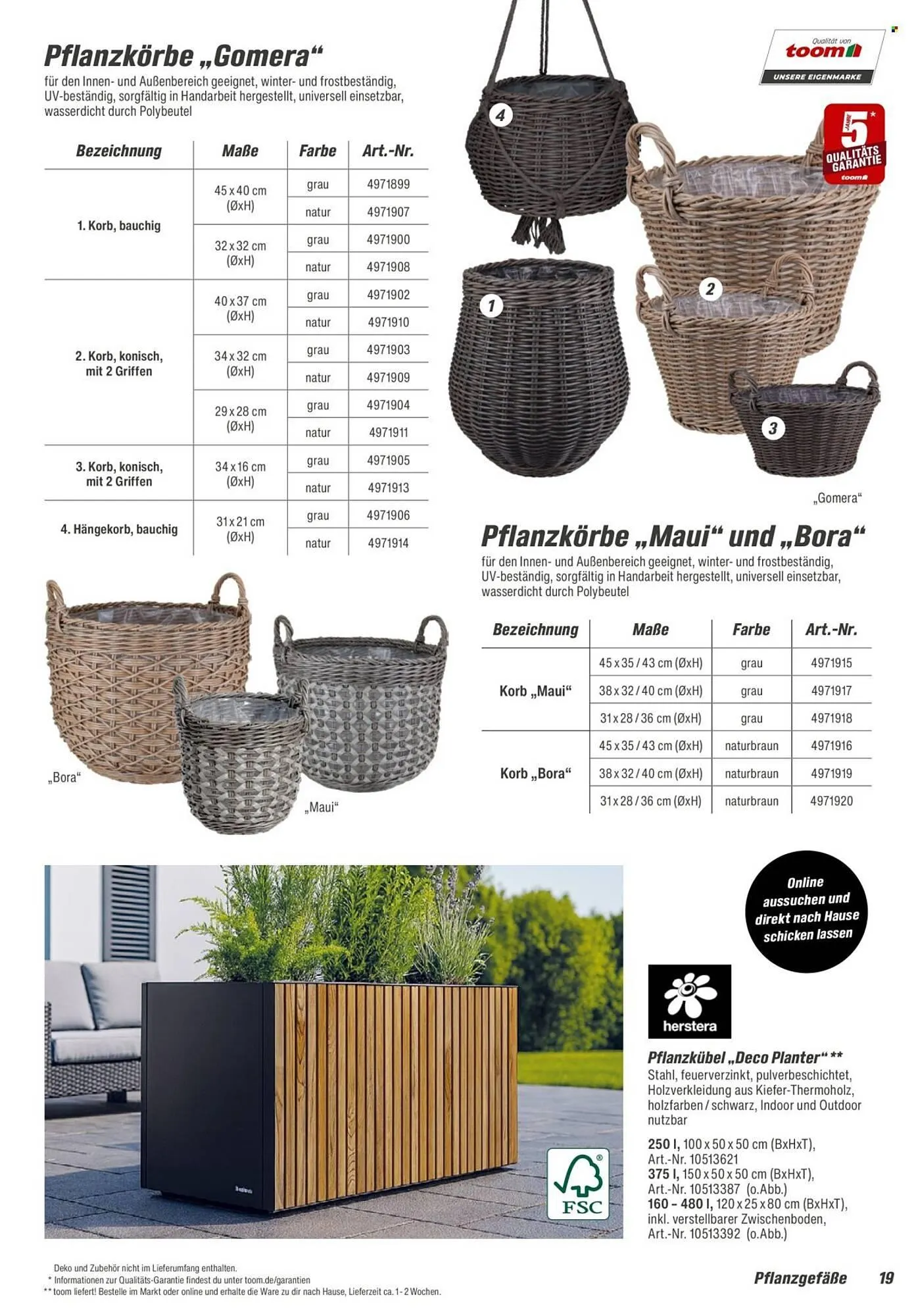 Toom Baumarkt Prospekt von 31. Januar bis 31. März 2026 - Prospekt seite 19