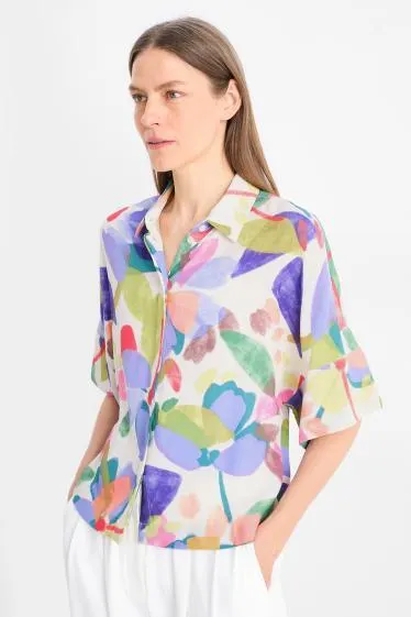 Blouse - patterned