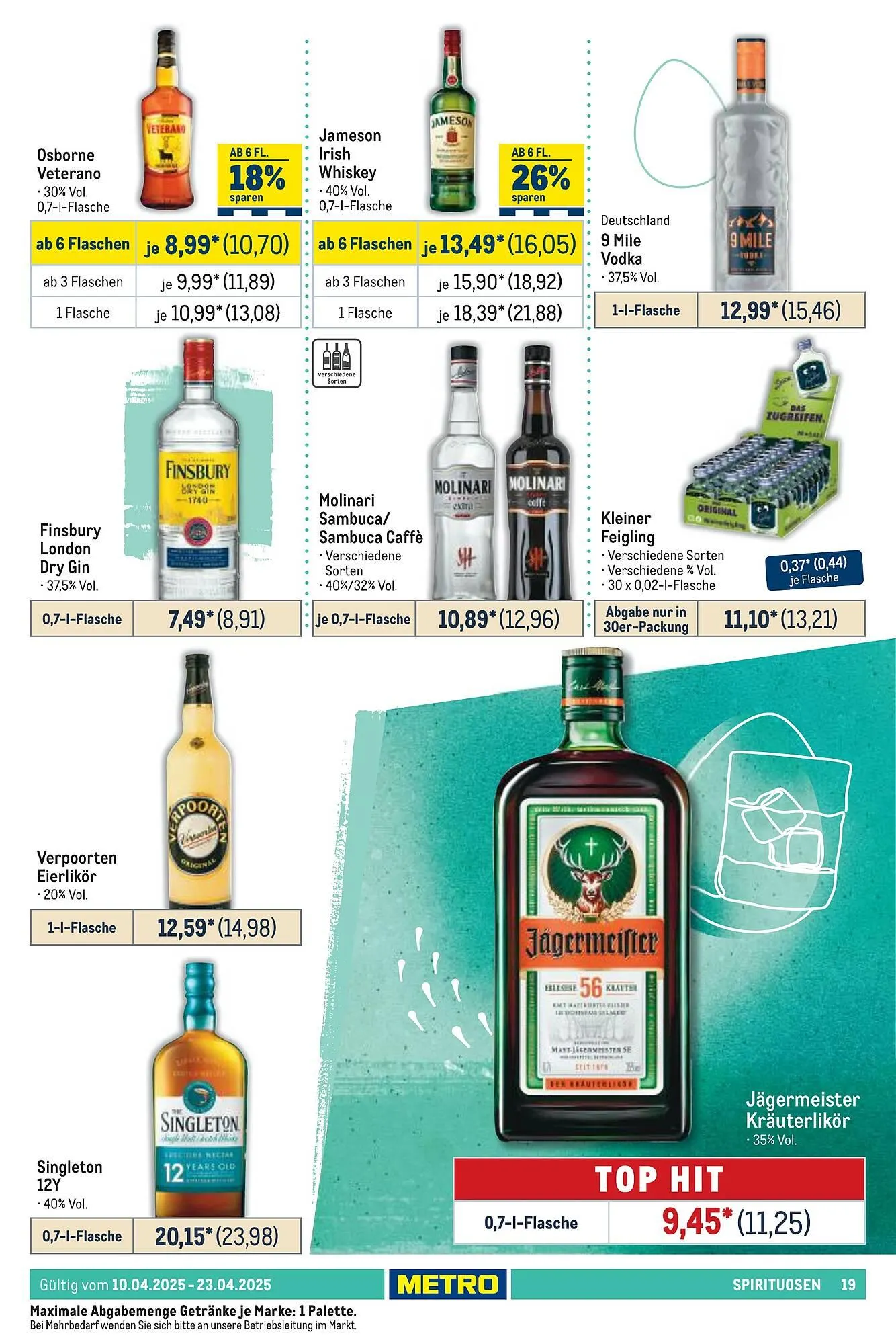METRO Prospekt von 10. April bis 23. April 2025 - Prospekt seite 19