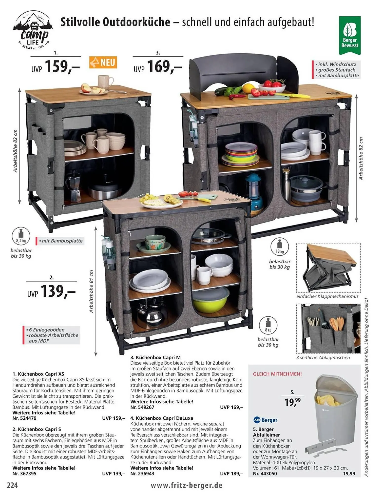 Fritz Berger Prospekt von 27. Mai bis 31. Dezember 2025 - Prospekt seite 224