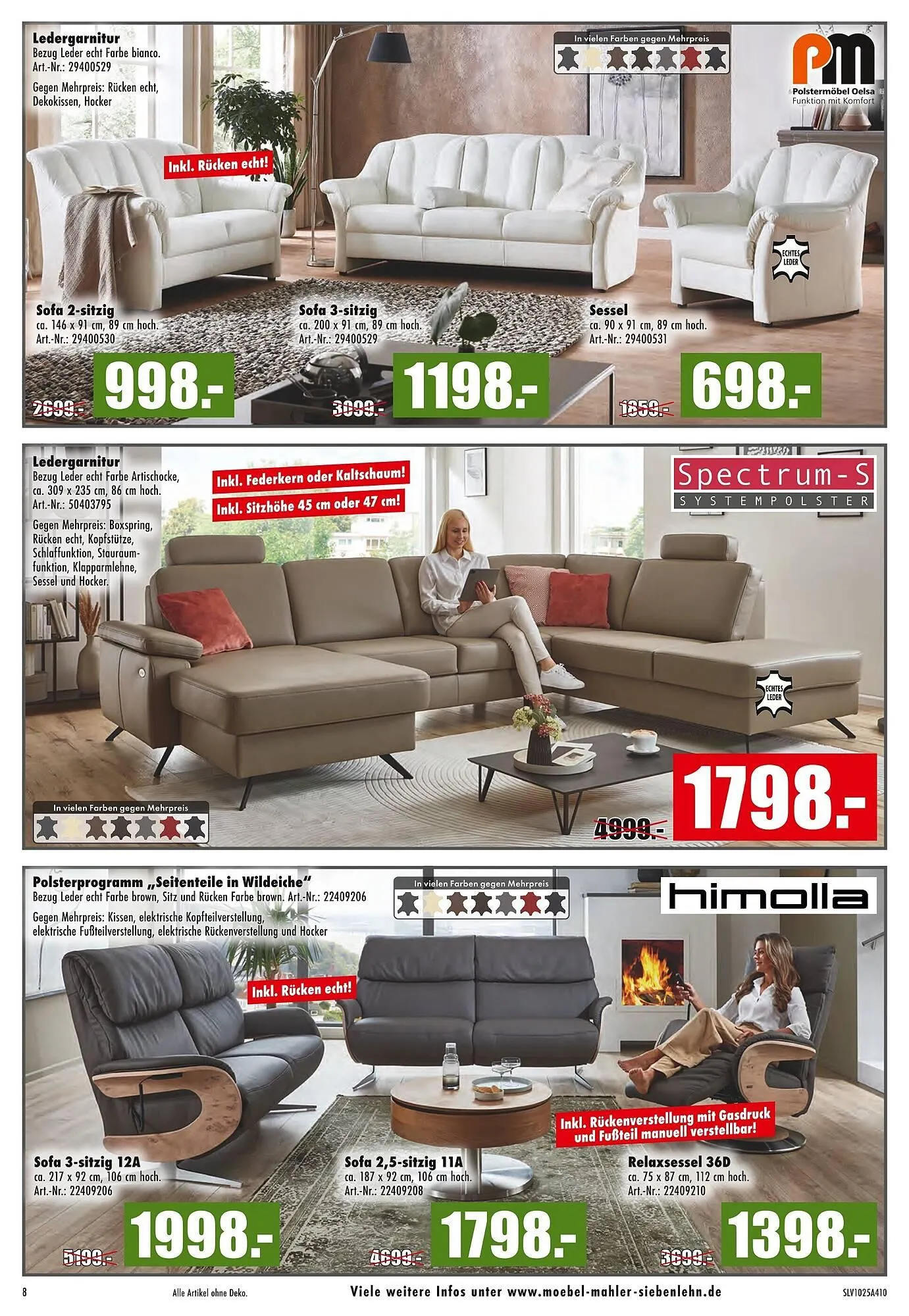 Möbel Mahler Katalog von 12. November bis 25. November 2025 - Prospekt seite 8